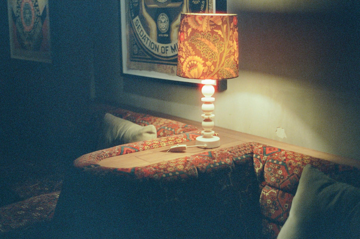 Brass vintage library desk lamp